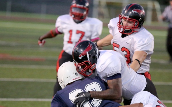 Falcons' defense takes charge