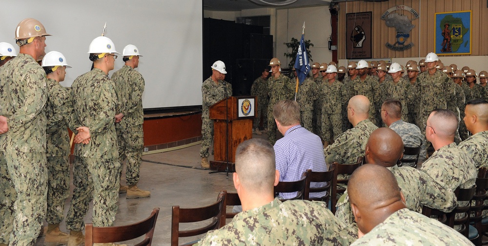 New Seabee team assumes authority at CJTF-HOA