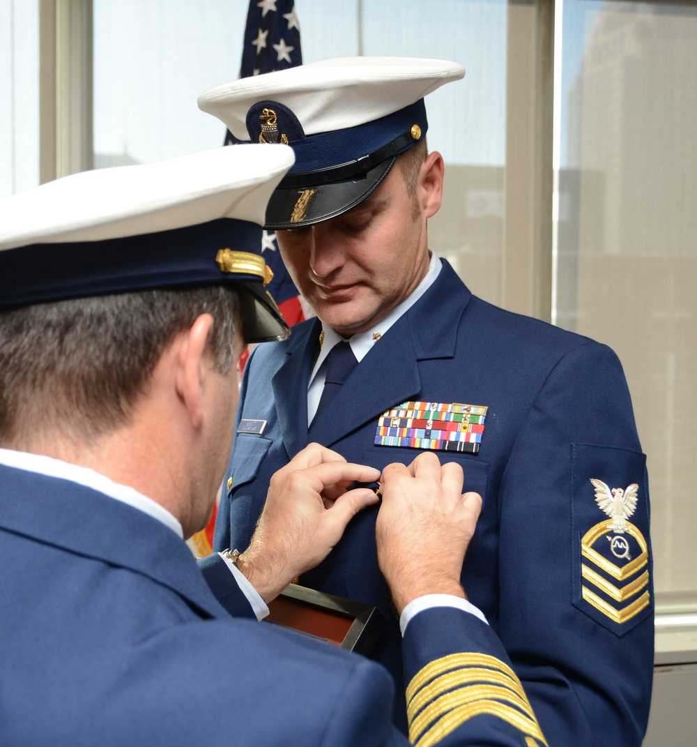 Coast Guard Chief retires after 22 years of service.