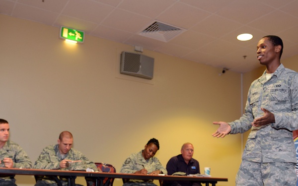 Toastmasters International teaches Airmen effective communication