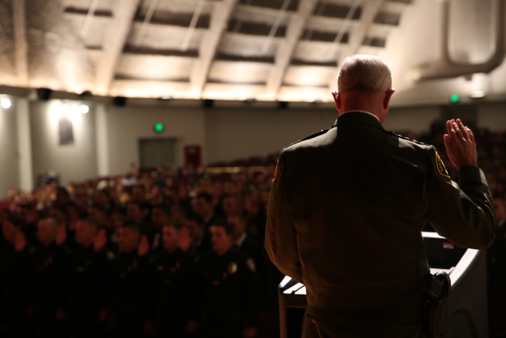 San Diego Regional Law Enforcement recognizes Marine veteran as honored guest