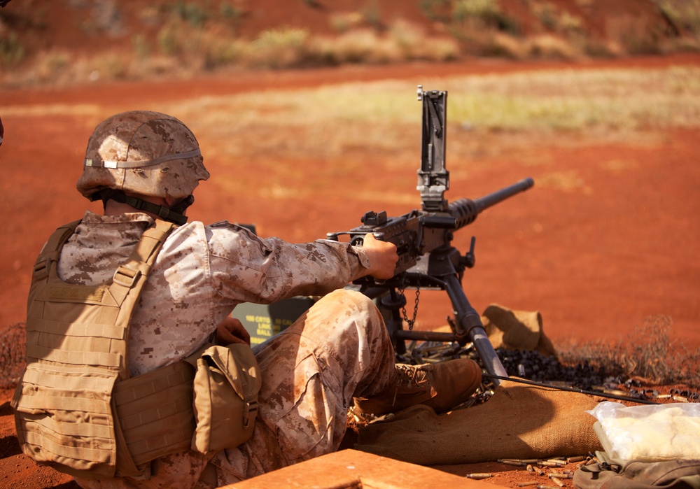 ‘Lava Dogs’ machine gunners conduct weapons package training