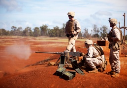 ‘Lava Dogs’ machine gunners conduct weapons package training