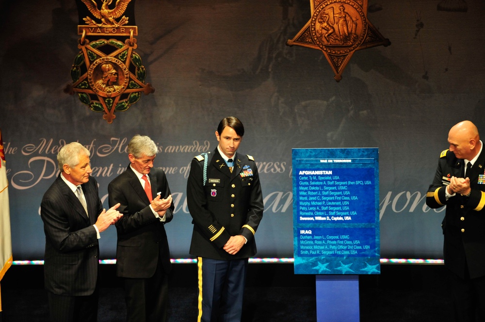 Army Capt. William D. Swenson, Medal of Honor Ceremony