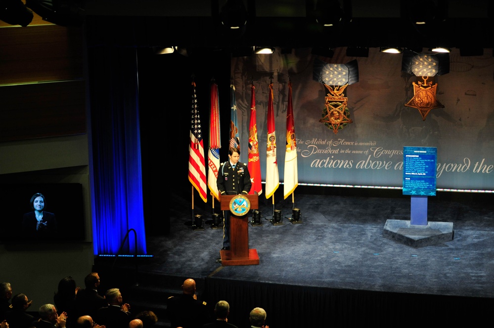 Army Capt. William D. Swenson, Medal of Honor Ceremony