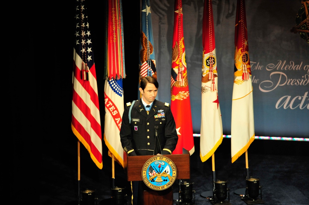 Army Capt. William D. Swenson, Medal of Honor Ceremony