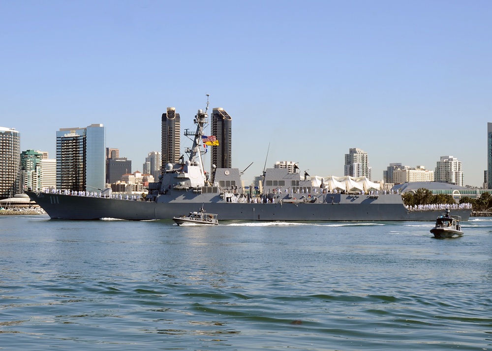 USS Spruance deploys
