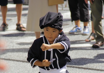 Service members, Okinawa residents pull together