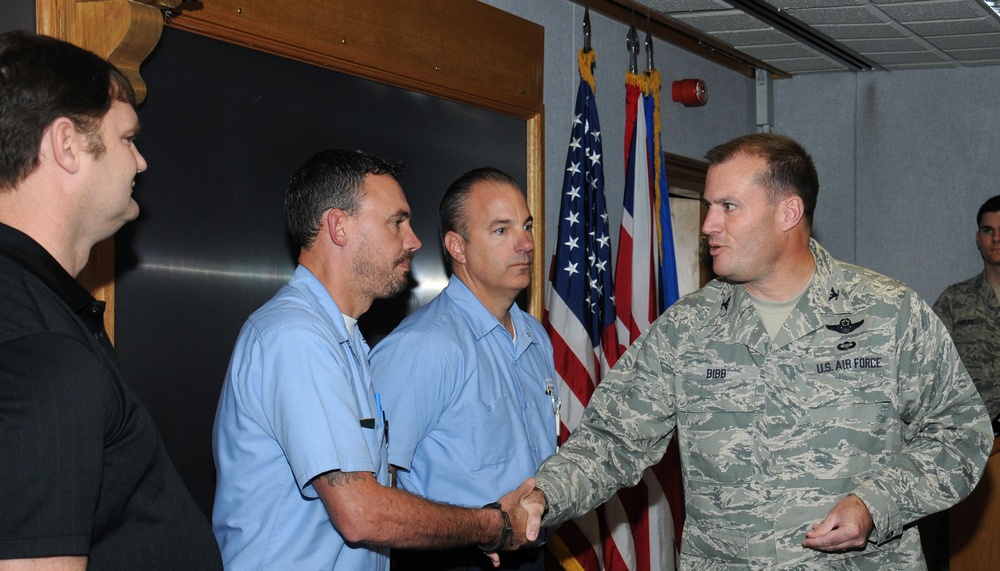 100th ARW leadership recognizes Team Mildenhall members