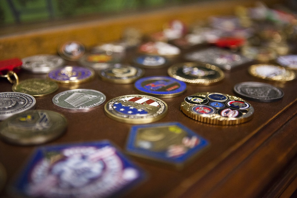 A piggy bank of memories: Challenge coins offer different types of collections