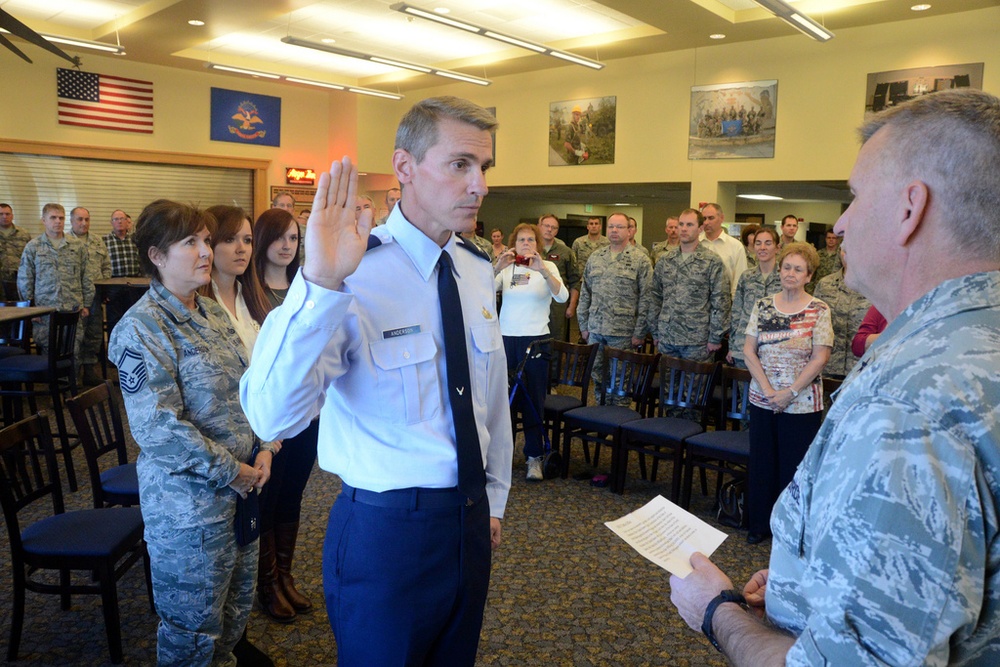 Anderson promoted to colonel in Air National Guard