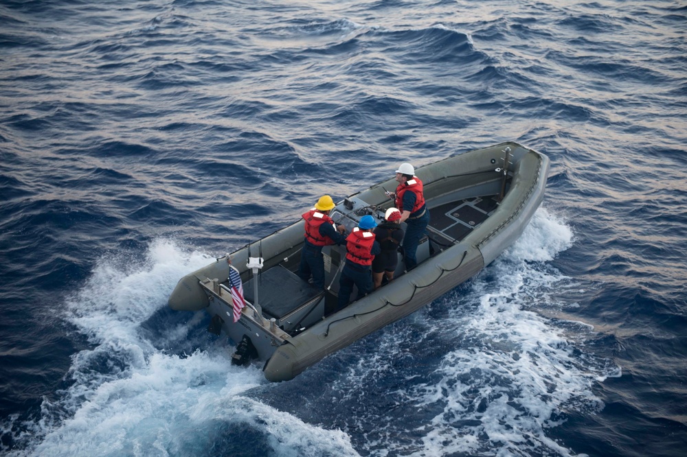 Man overboard drill