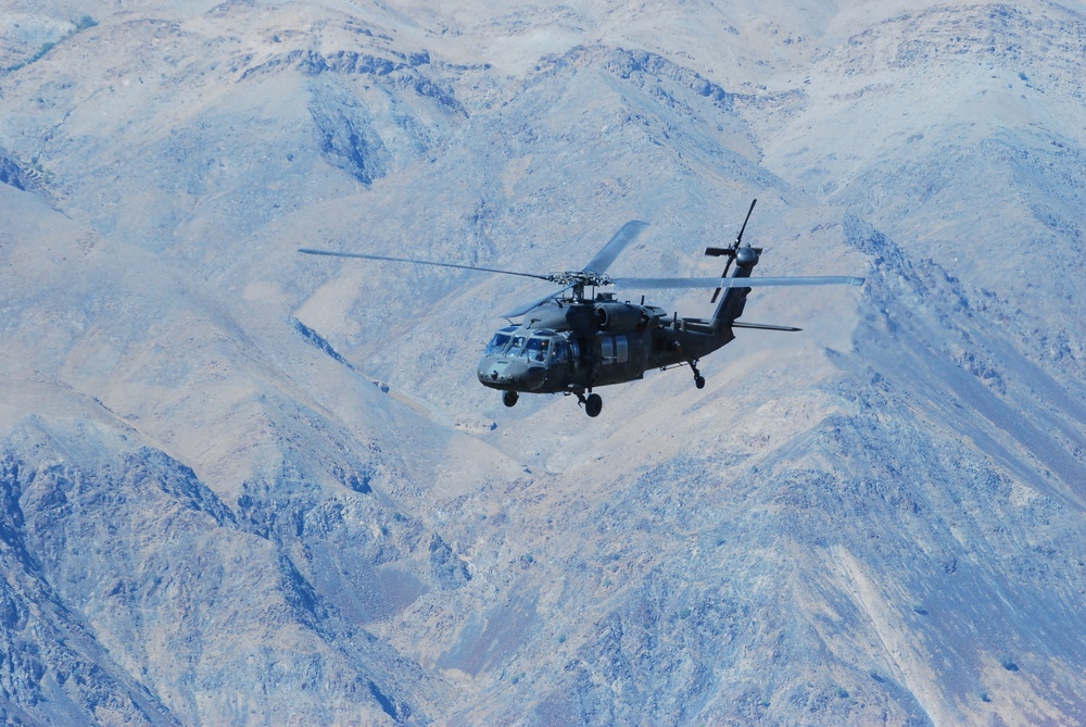 10th Combat Aviation Brigade in the mountains of eastern Afghanistan