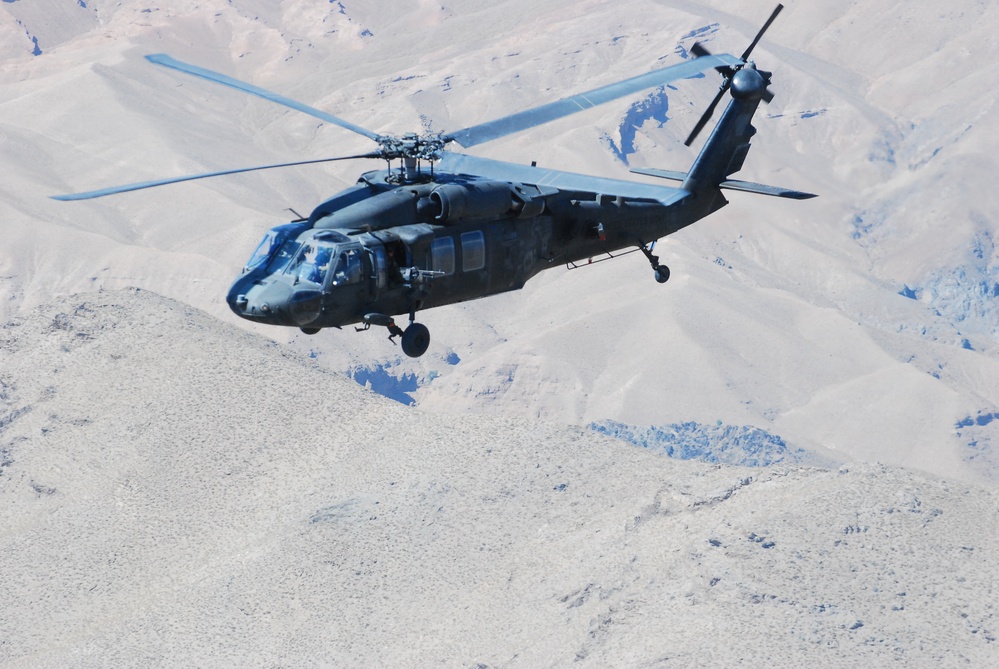 10th Combat Aviation Brigade in the mountains of eastern Afghanistan