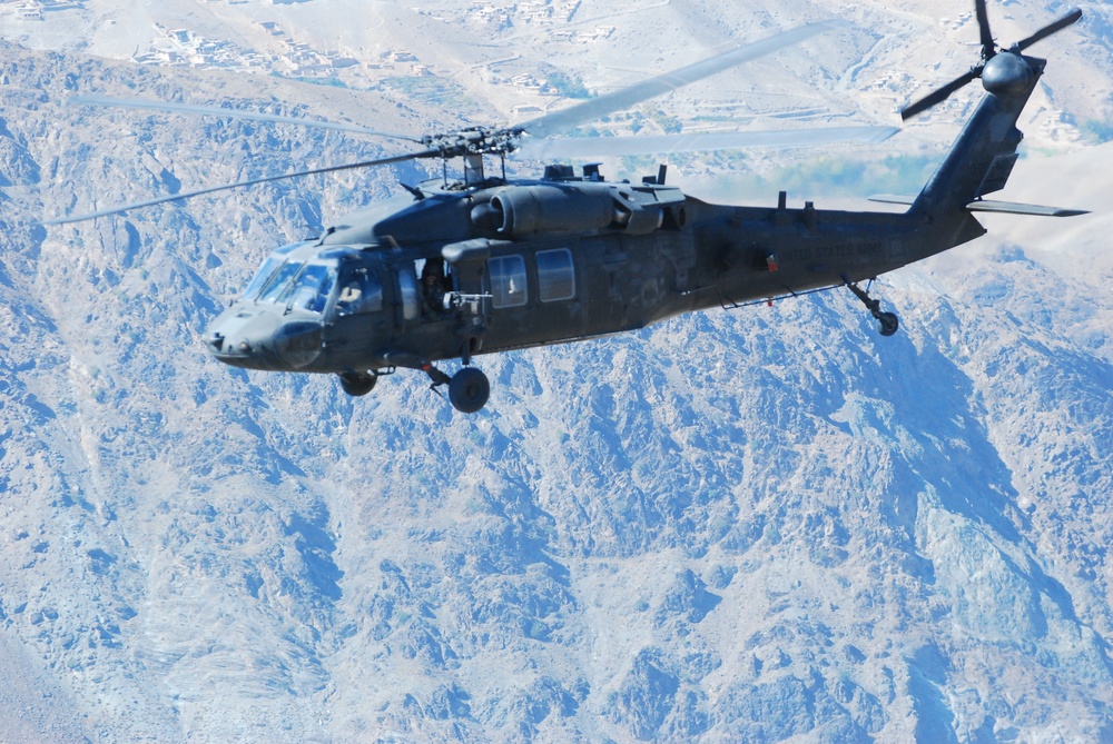 10th Combat Aviation Brigade in the mountains of eastern Afghanistan