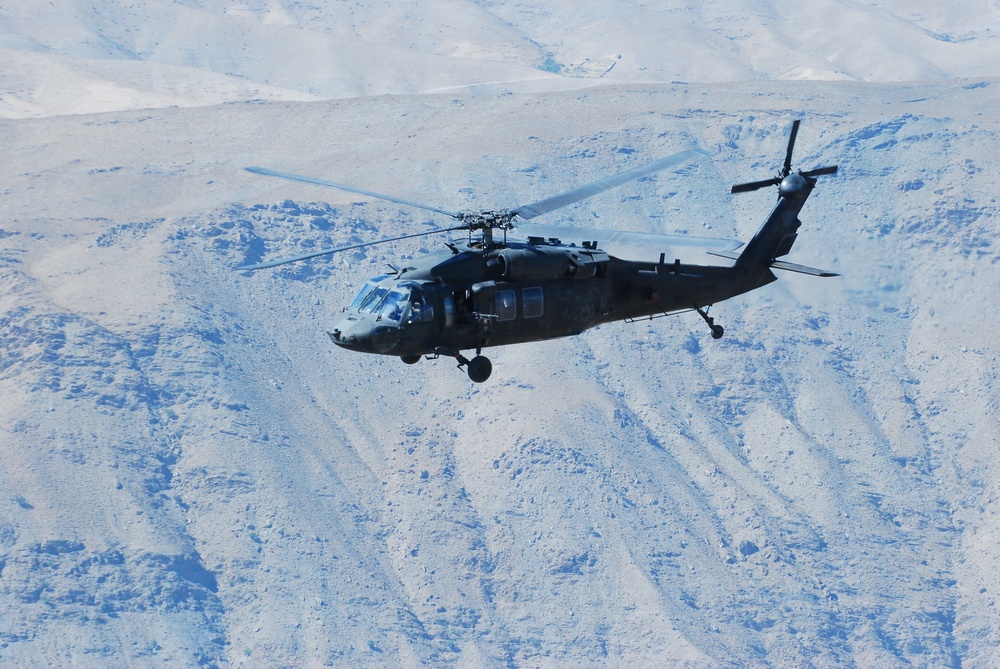 10th Combat Aviation Brigade in the mountains of eastern Afghanistan