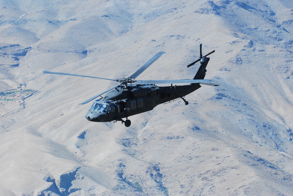 10th Combat Aviation Brigade in the mountains of eastern Afghanistan