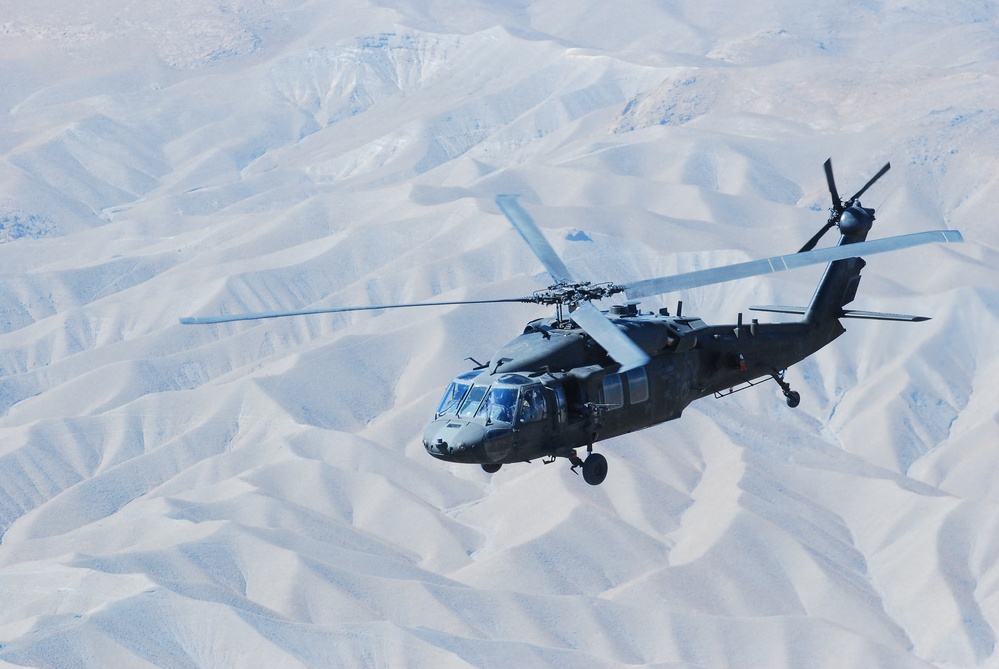 10th Combat Aviation Brigade in the mountains of eastern Afghanistan