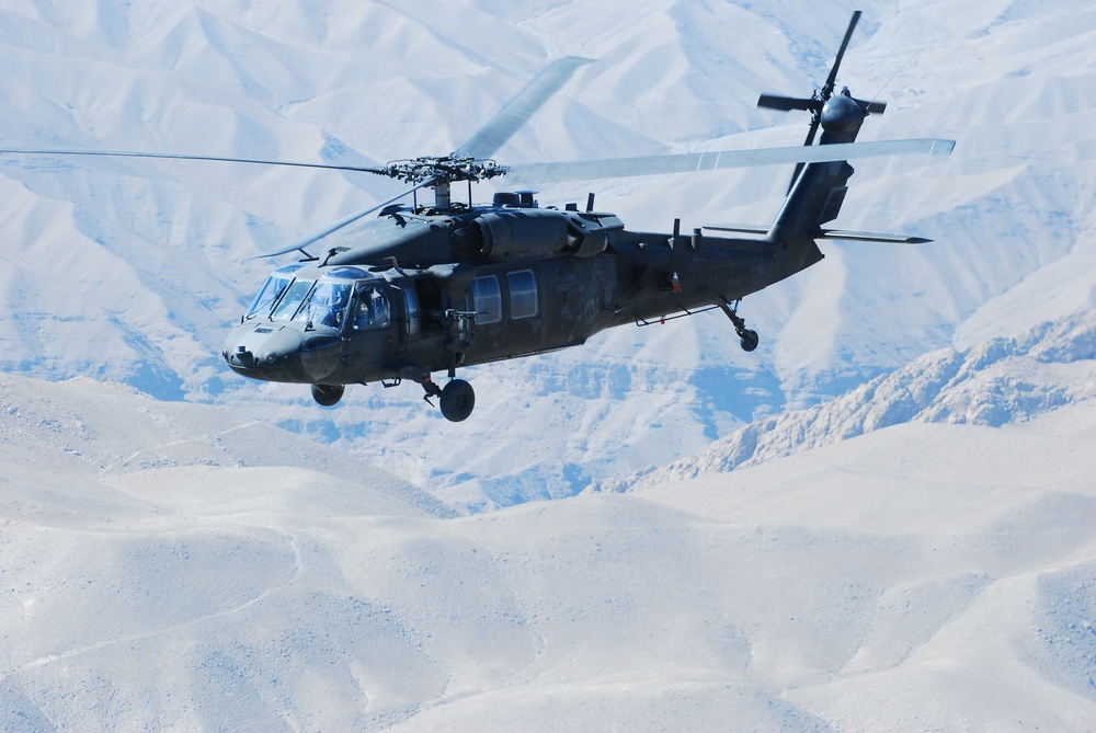 10th Combat Aviation Brigade in the mountains of eastern Afghanistan