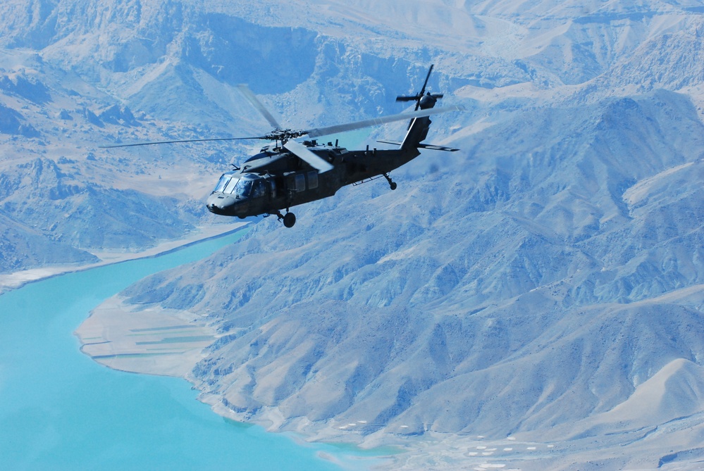 10th Combat Aviation Brigade in the mountains of eastern Afghanistan