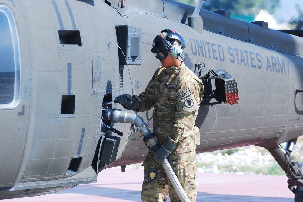 10th Combat Aviation Brigade in the mountains of eastern Afghanistan