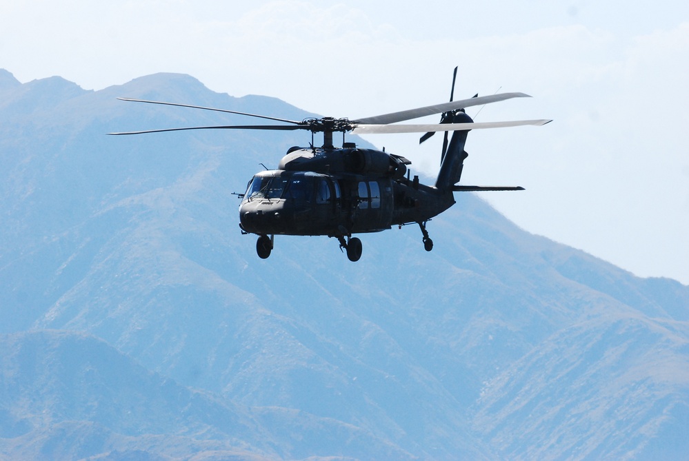 10th Combat Aviation Brigade in the mountains of eastern Afghanistan