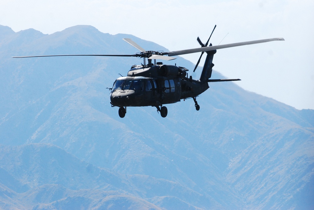 10th Combat Aviation Brigade in the mountains of eastern Afghanistan