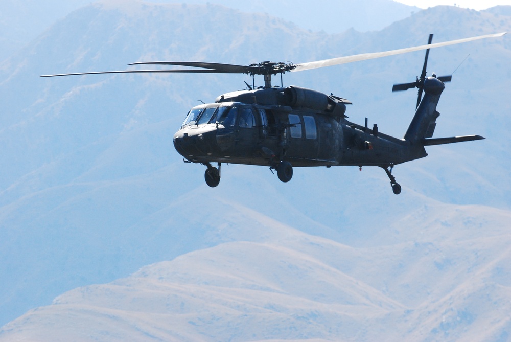 10th Combat Aviation Brigade in the mountains of eastern Afghanistan