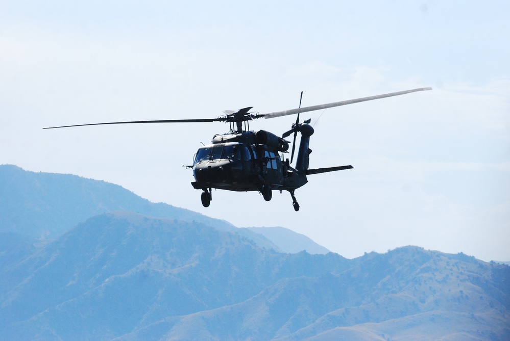 10th Combat Aviation Brigade in the mountains of eastern Afghanistan