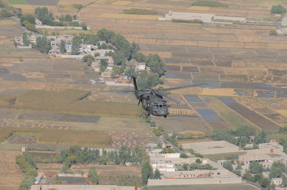 10th Combat Aviation Brigade in the mountains of eastern Afghanistan