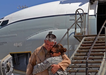 28 years of service, family finishes together