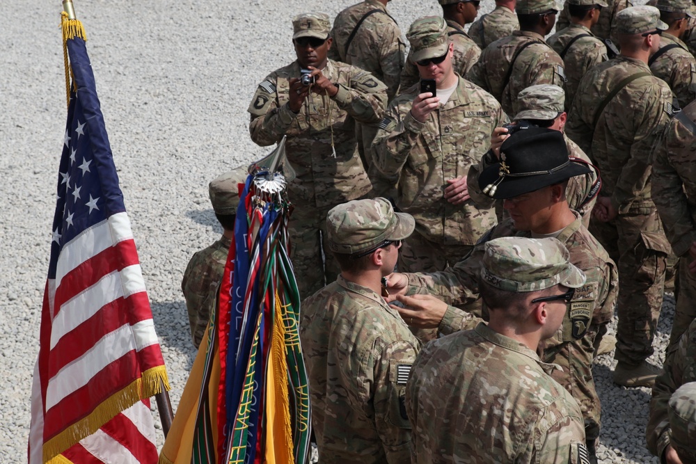 1-61 Cavalry end of tour award ceremony