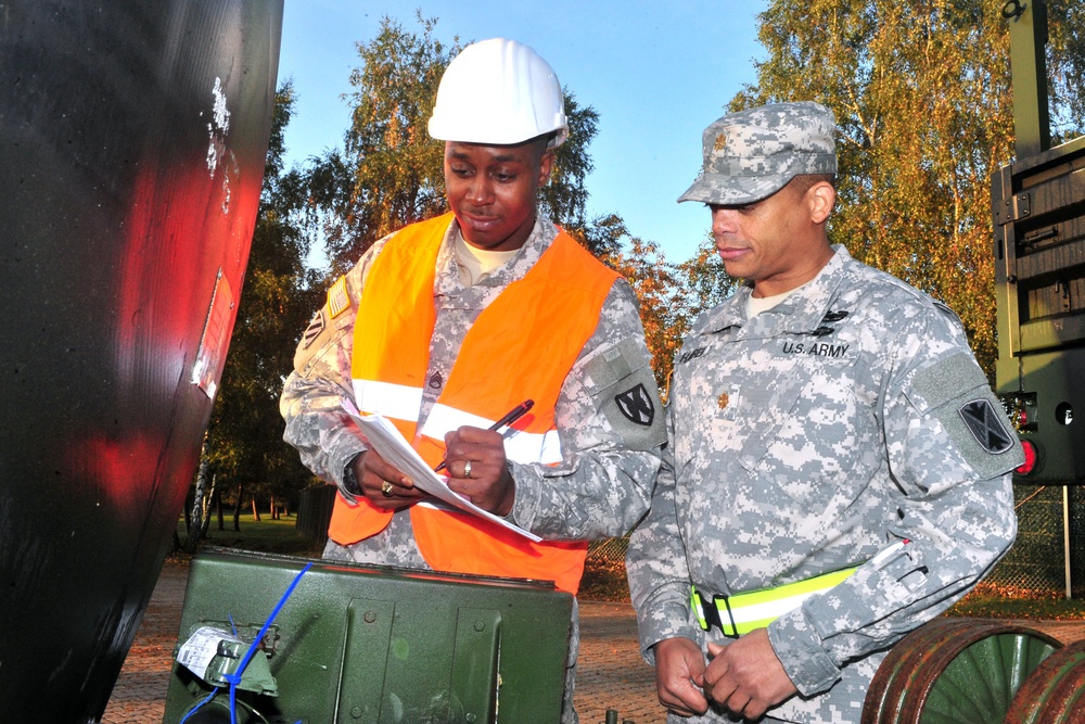 ‘First in Support’ soldiers assist 5-7 ADA equipment inspections