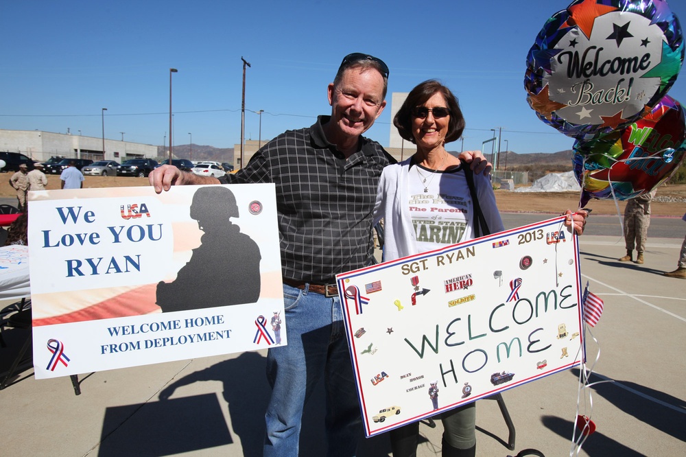 1st ANGLICO Marines return from deployment