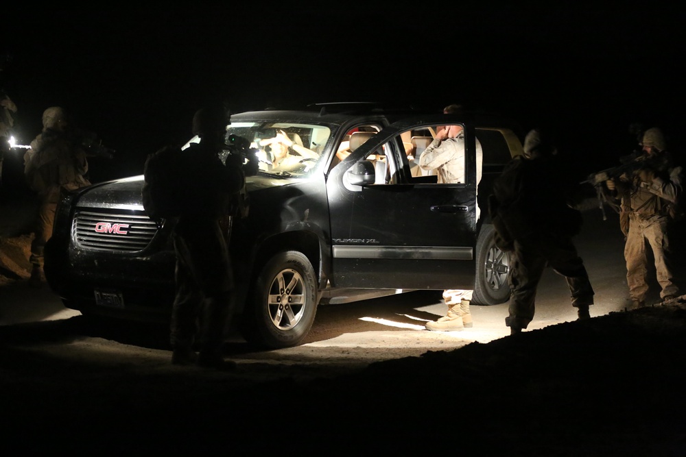 Marines conduct High Value Individual Raid training