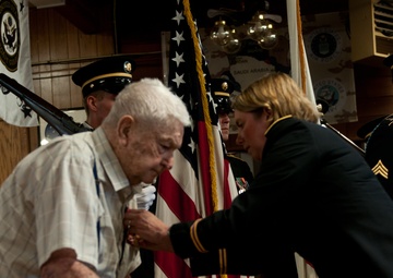 WWII veteran receives award after 68 years