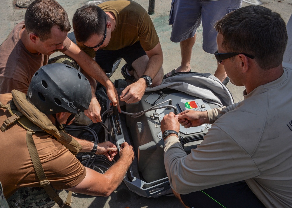 Riverine Command Boat training mission