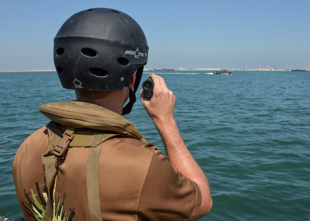 Riverine Command Boat training mission