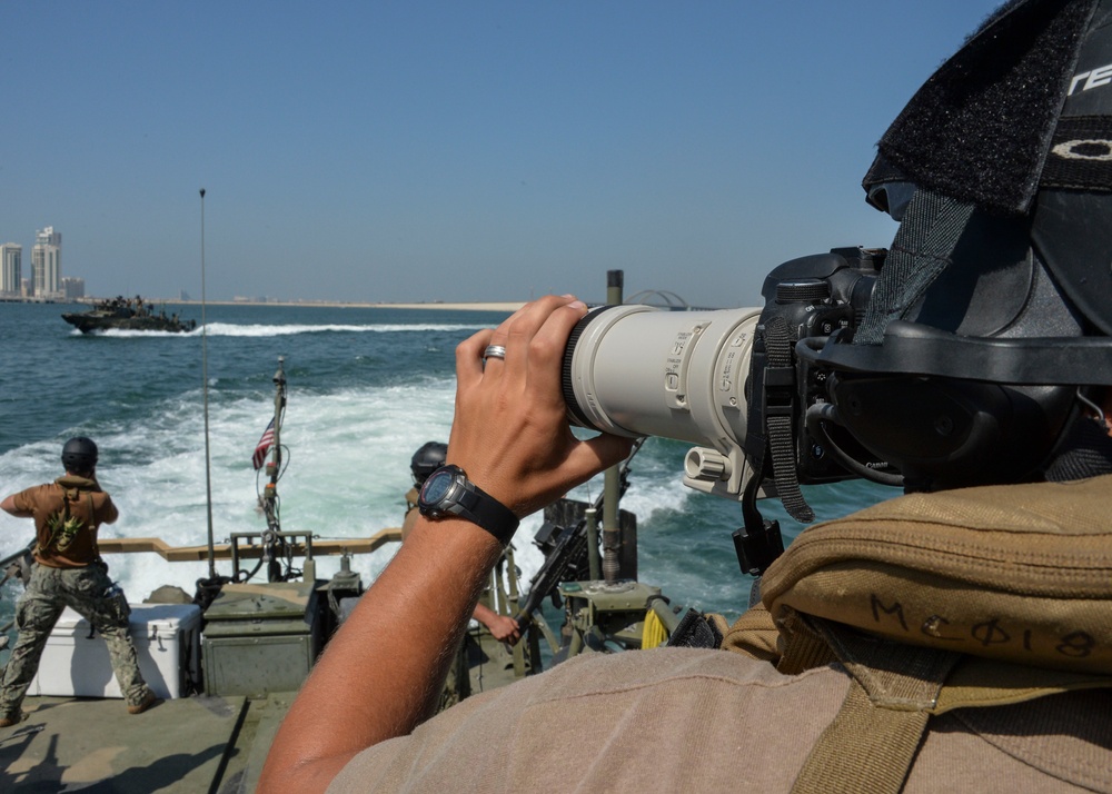 Riverine Command Boat training mission