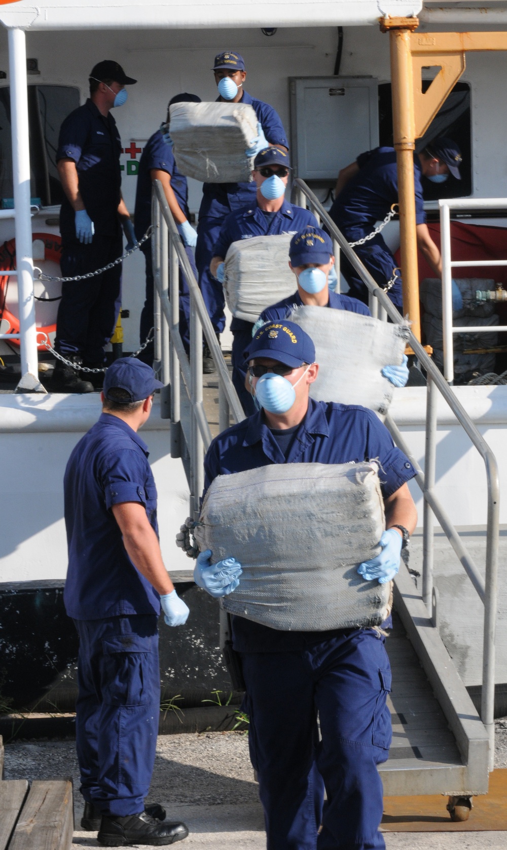 Coast Guard Cutter Venturous returns to homeport with $23 million worth of cocaine