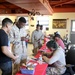 Marines meet wrestlers