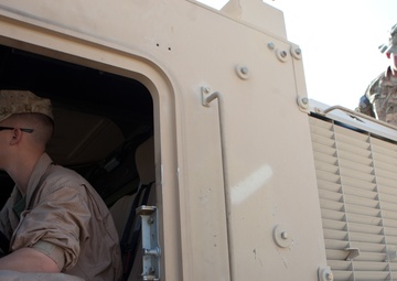 Marines learn Stryker vehicle operations at Army ISRS