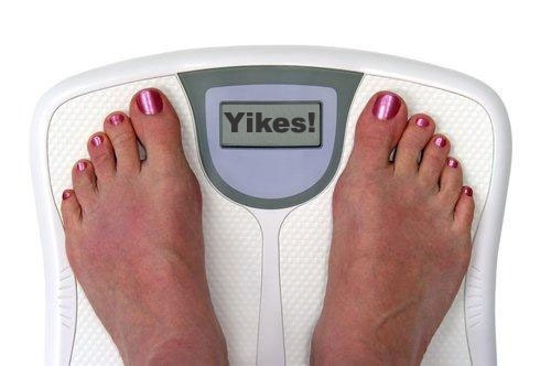 Weight gain, food consumption, calorie intake