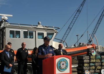 Coast Guard, federal law enforcement agencies seize 2,546 cocaine shipment, apprehend 3 drug smugglers