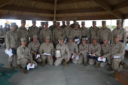 Beach Detachment Marines receive award