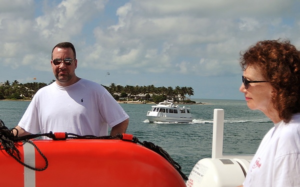 USCGC Charles David Jr. Pulls into Mallory Square