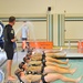 Candidates perform combat water fitness
