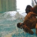 Candidates perform combat water fitness
