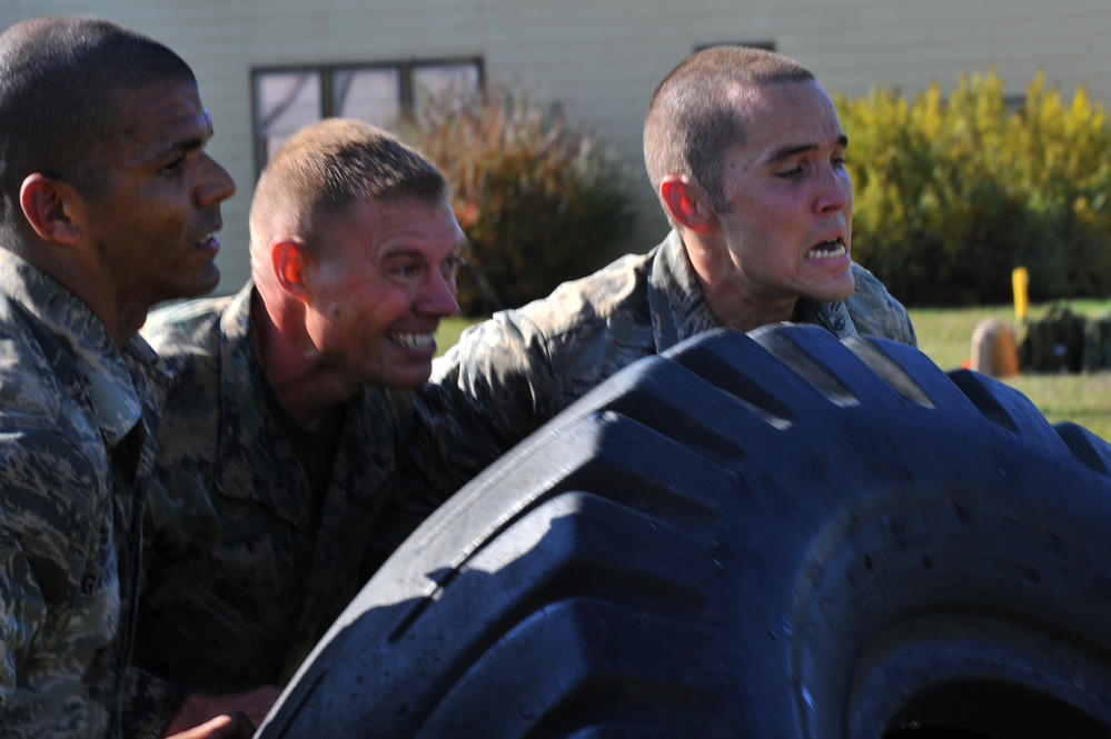 Candidates learn survival skills, combat readiness