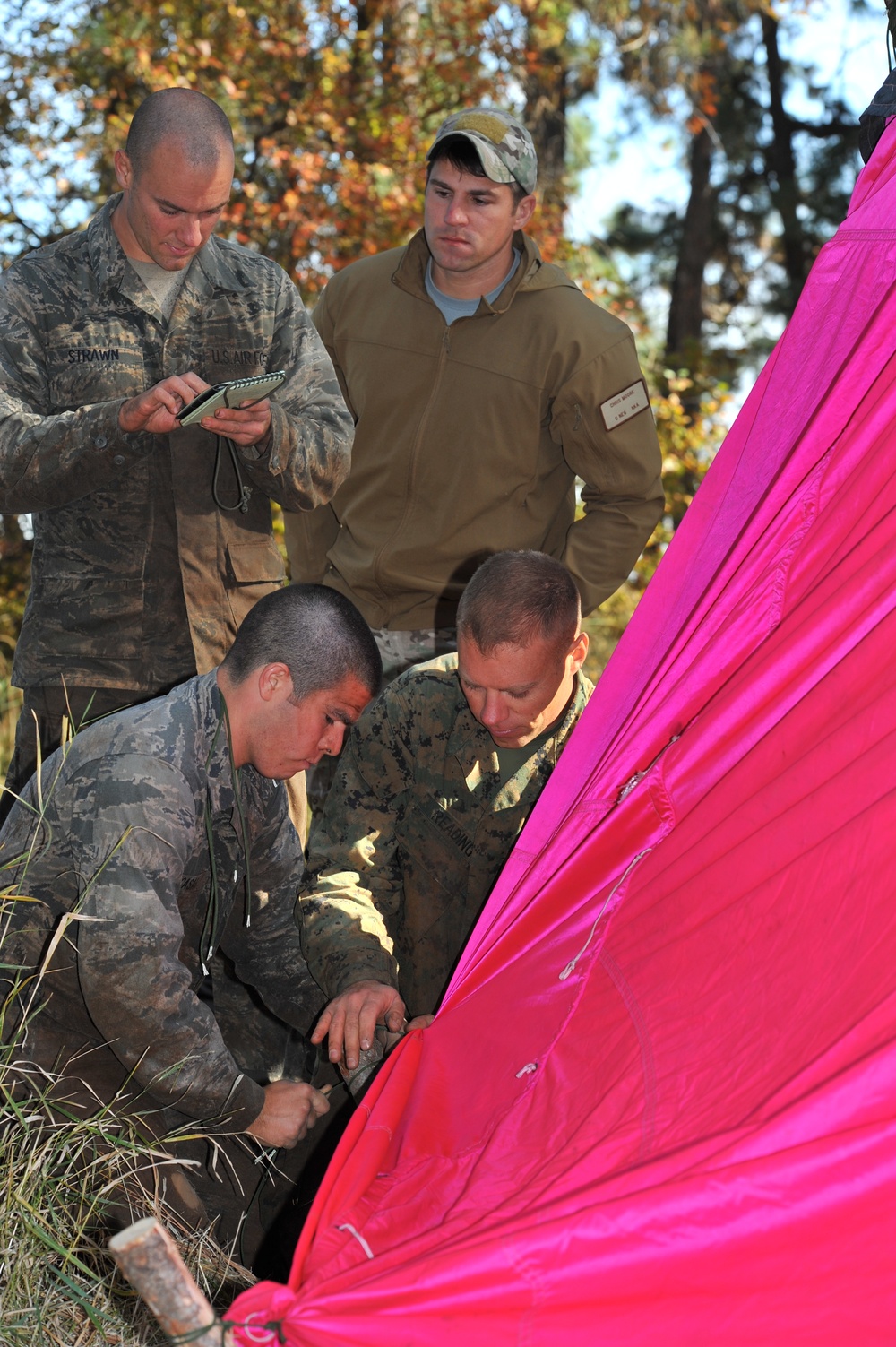 Candidates learn survival skills, combat readiness